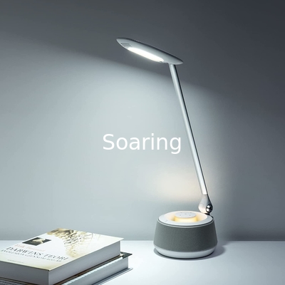 LED Desk lamp with Bluetooth Speaker, Bedside Table Lamp with USB Charging Port,3 Levels Brightness Touch Lamp LED Night