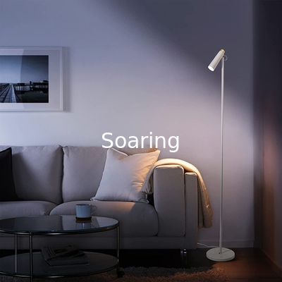 Floor Lamp Modern Slim Design Reading Light LED Floor Lamps for Bedroom Living Room Office Corner Metal Material 3 Color