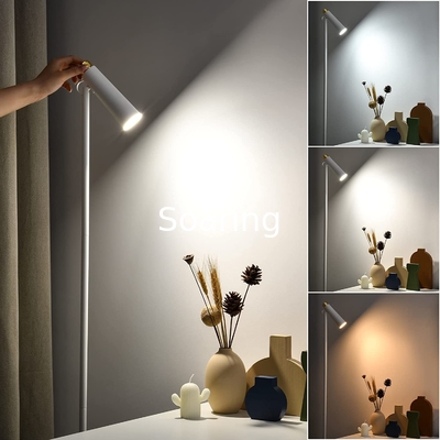 Floor Lamp Modern Slim Design Reading Light LED Floor Lamps for Bedroom Living Room Office Corner Metal Material 3 Color
