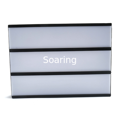 Home Decor Large Light Box with Letters and Characters, Wall Mounted or Tabletop, Battery or USB Powered, White