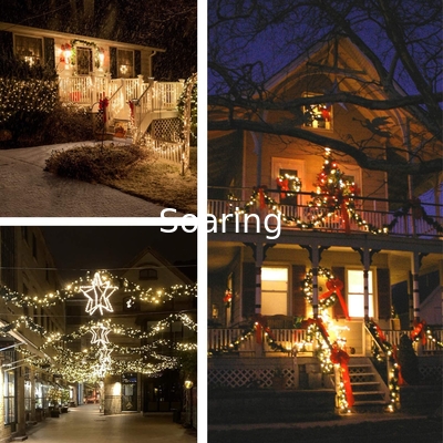 Solar String Lights Outdoor, Waterproof Copper Wire Solar Fairy Lights for Tree Garden Xmas Party Wedding