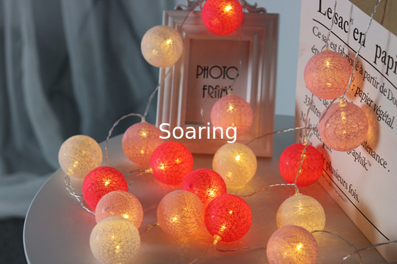 LED Light String , Battery-Operated, Mood Lighting, White/Grey/Brown Christmas atmosphere decorate Wedding
