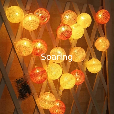 LED Light String , Battery-Operated, Mood Lighting, White/Grey/Brown Christmas atmosphere decorate Wedding