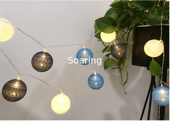 LED Light String , Battery-Operated, Mood Lighting, White/Grey/Brown Christmas atmosphere decorate Wedding