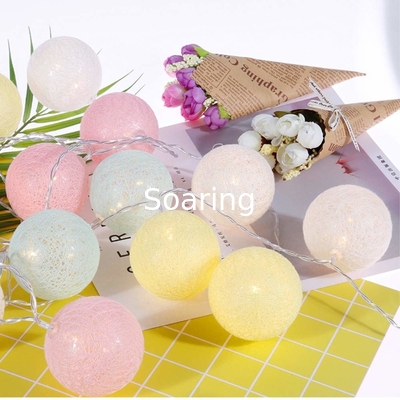 LED Light String , Battery-Operated, Mood Lighting, White/Grey/Brown Christmas atmosphere decorate Wedding