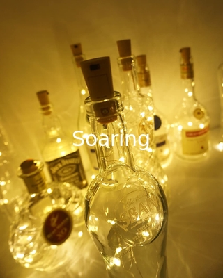 LoveNite Wine Bottle Lights with Cork, String Lights for DIY, Party, Decor, Christmas, Halloween,Wedding(Warm White)