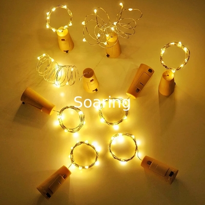 LoveNite Wine Bottle Lights with Cork, String Lights for DIY, Party, Decor, Christmas, Halloween,Wedding(Warm White)