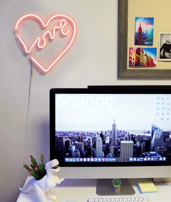 Love Heart Wall Hanging Decor LED Neon Sign Light Wedding Christmas Party Home Decoration Holiday Lighting