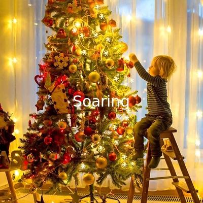 LED Snowflake Lights String Lights Christmas Holiday Home Garden Patio Party Decoration Indoor Outdoor Celebration Light