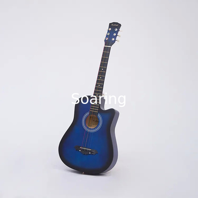 38 Inch Wood Guitar With Case and Accessories for Kids/Boys/Girls/Teens/Beginners (Black)
