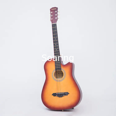 38 Inch Wood Guitar With Case and Accessories for Kids/Boys/Girls/Teens/Beginners (Black)
