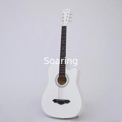 38 Inch Wood Guitar With Case and Accessories for Kids/Boys/Girls/Teens/Beginners (Black)