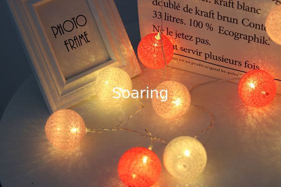 LED Light String , Battery-Operated, Mood Lighting, White/Grey/Brown Christmas atmosphere decorate Wedding